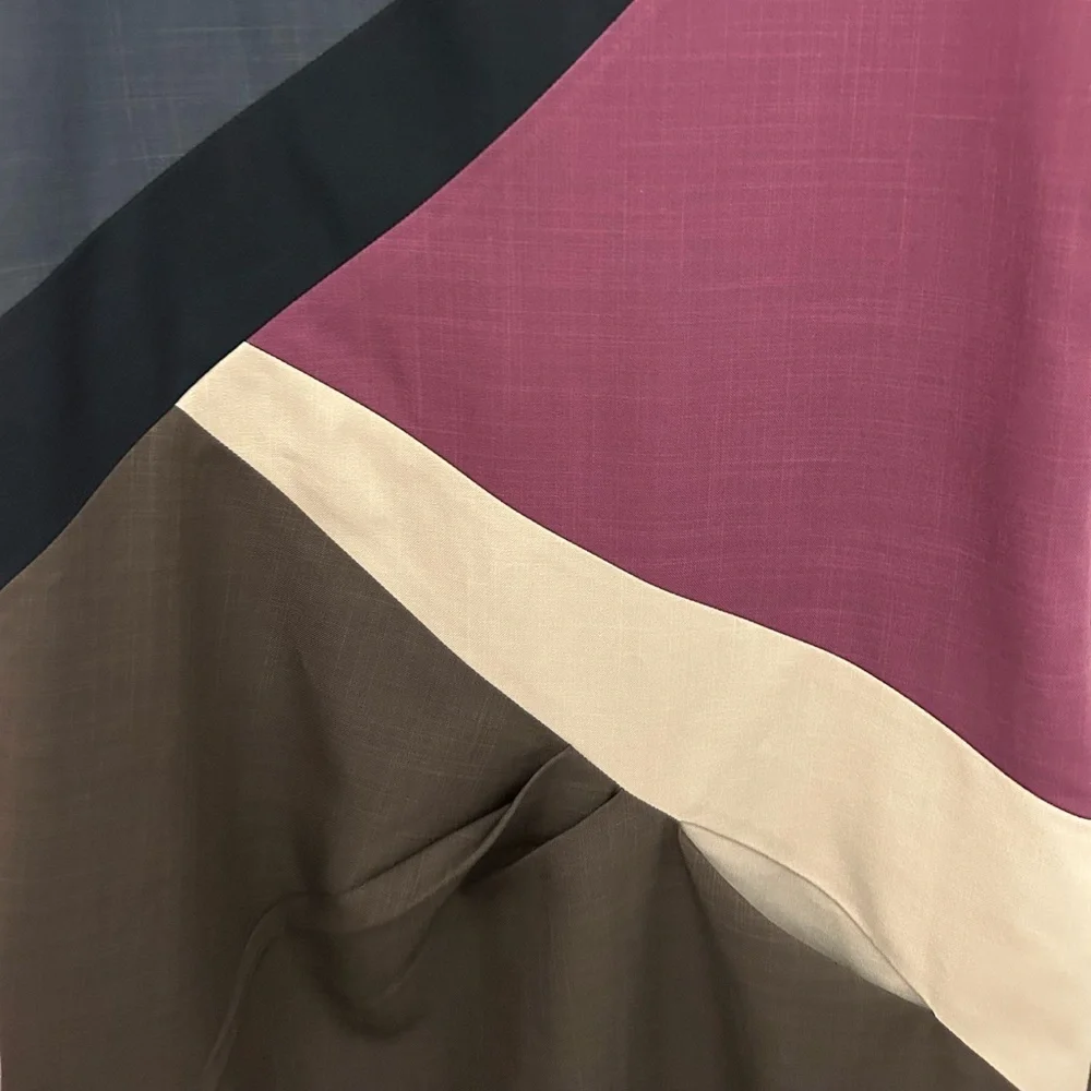Marni Colorblock Dress with Cap Sleeves, Sz M - Picture 4 of 7